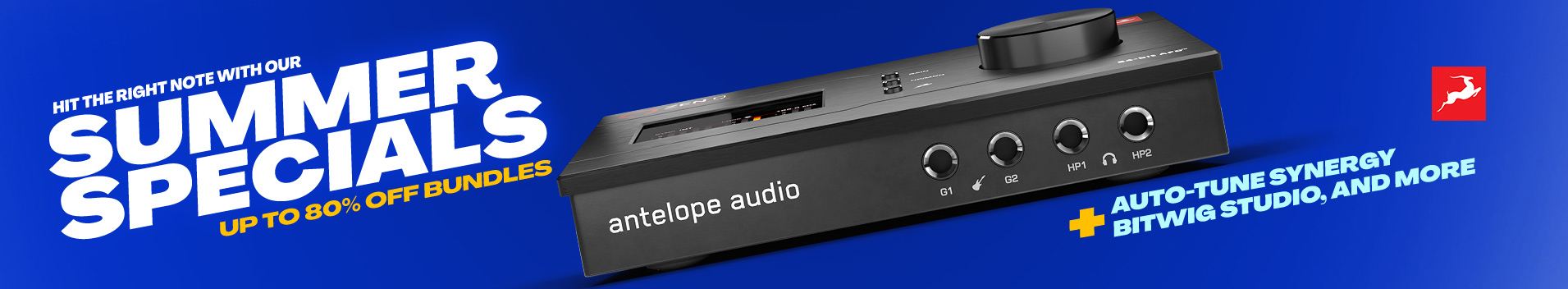Sale 80% Off Antelope Audio Bundles!